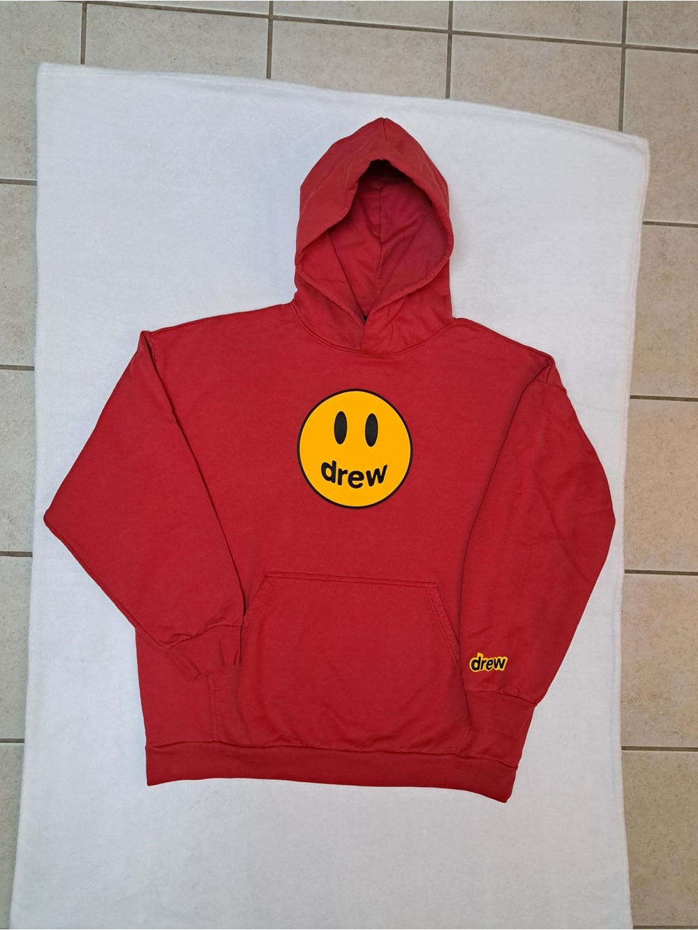 DREW HOUSE RED MASCOTT HOODIE  - Men's size 2XL